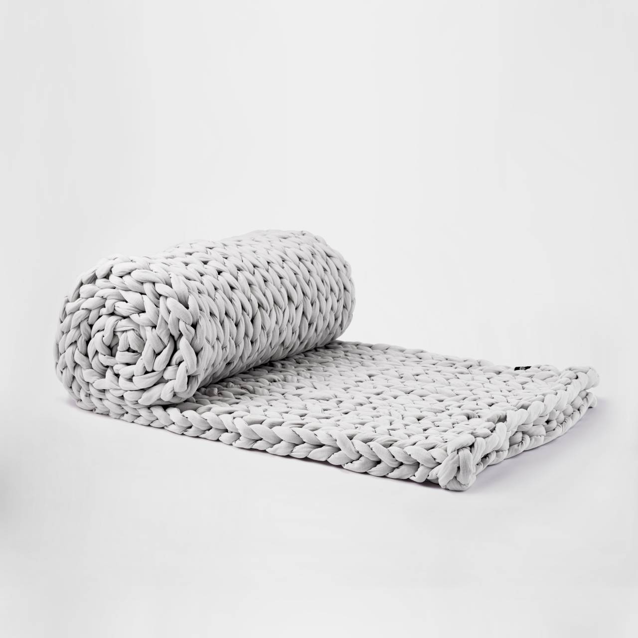 Hand Knitted Weighted Blanket Image 1
