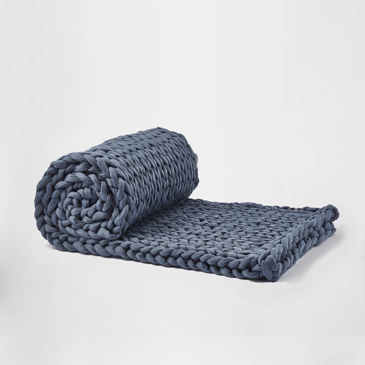 Hand Knitted Weighted Blanket Image 1