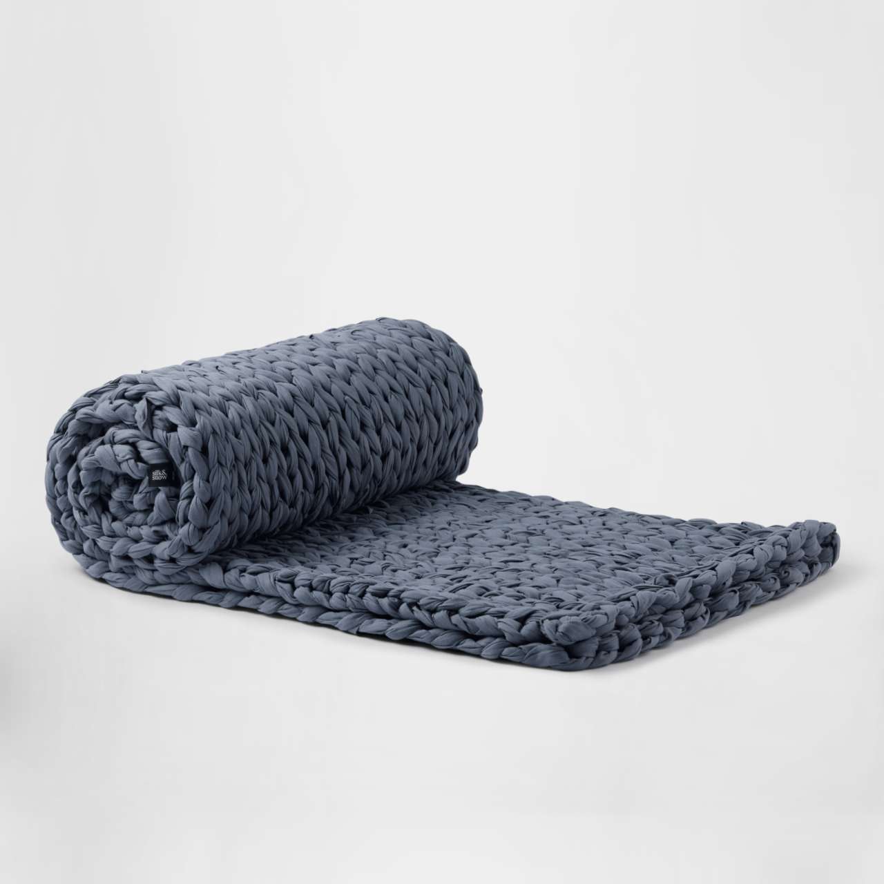 Hand Knitted Weighted Blanket Image 1