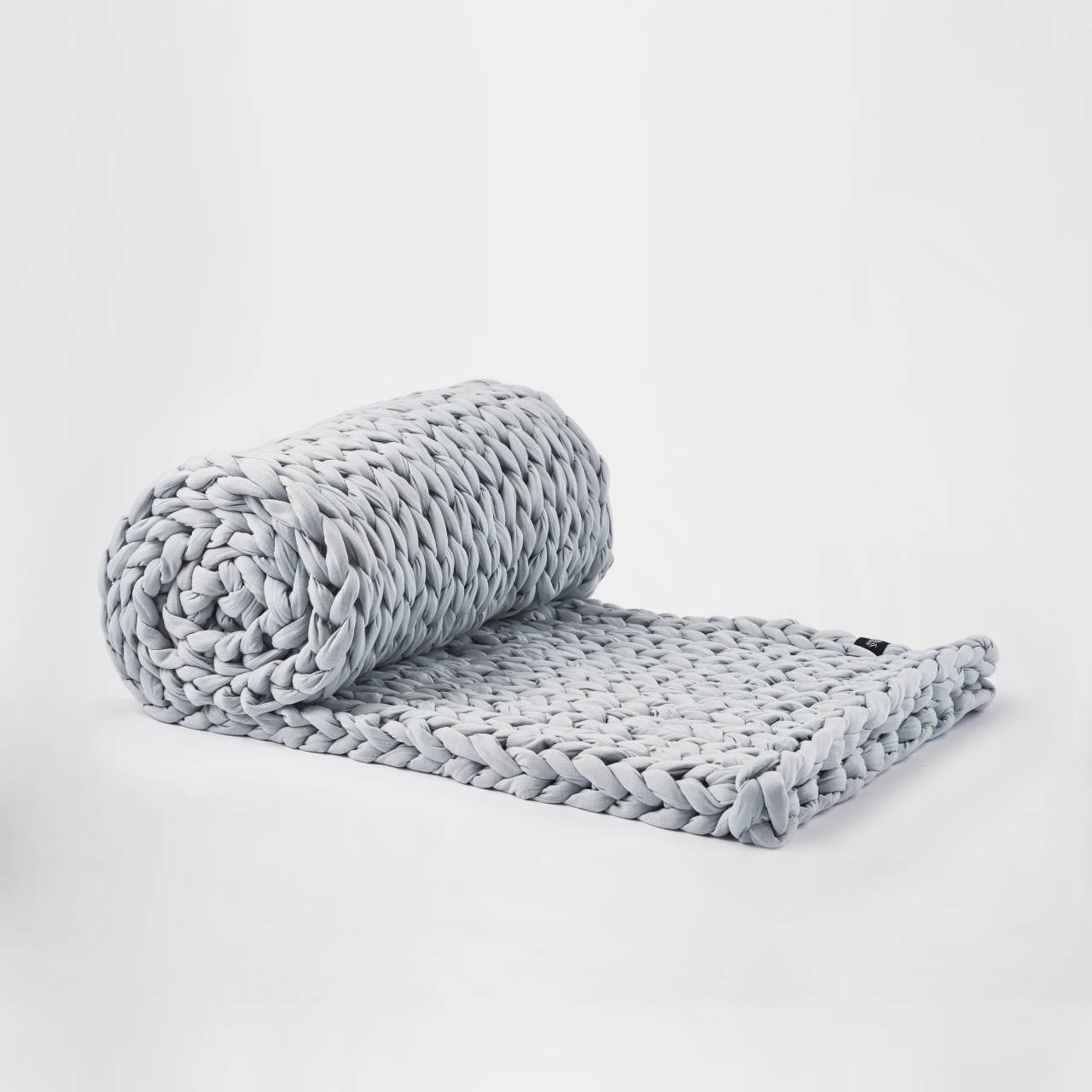 Hand Knitted Weighted Blanket Image 1