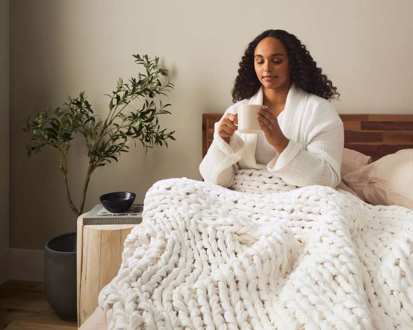 The Hush Weighted Robe  Luxuriously Calming – Hush Blankets