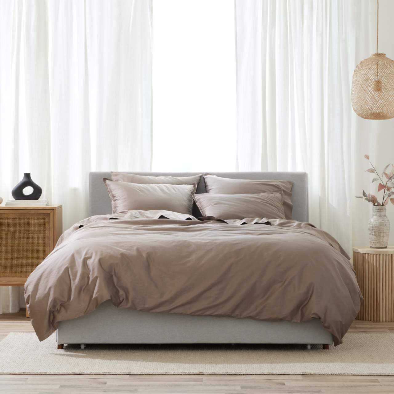 Egyptian Cotton Bed Sheets - Silk & Snow