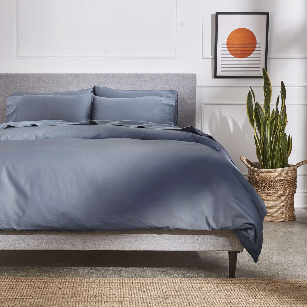 Egyptian Cotton Bed Sheets - Silk \u0026 Snow