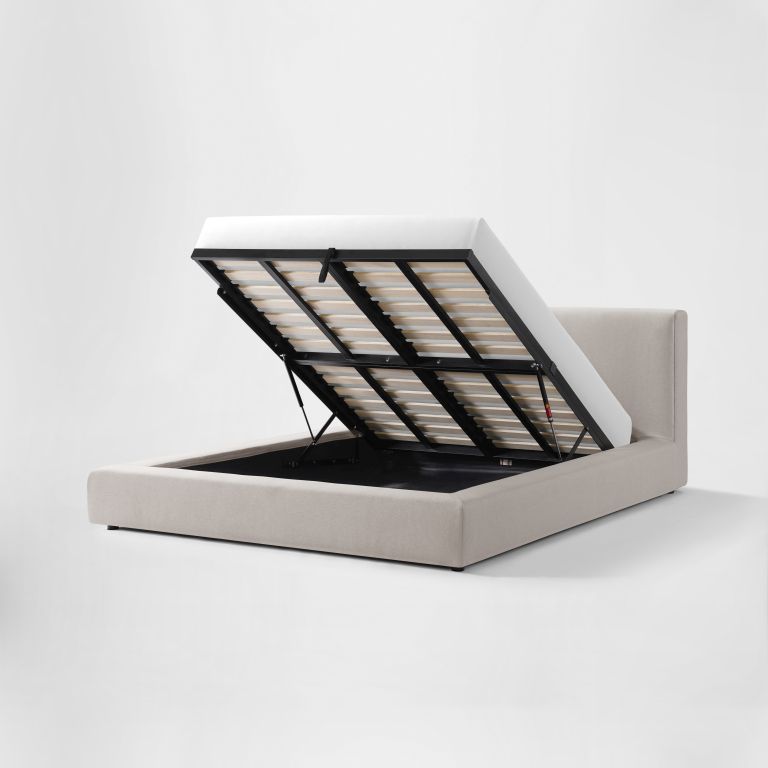 Aire Storage Bed - Taupe