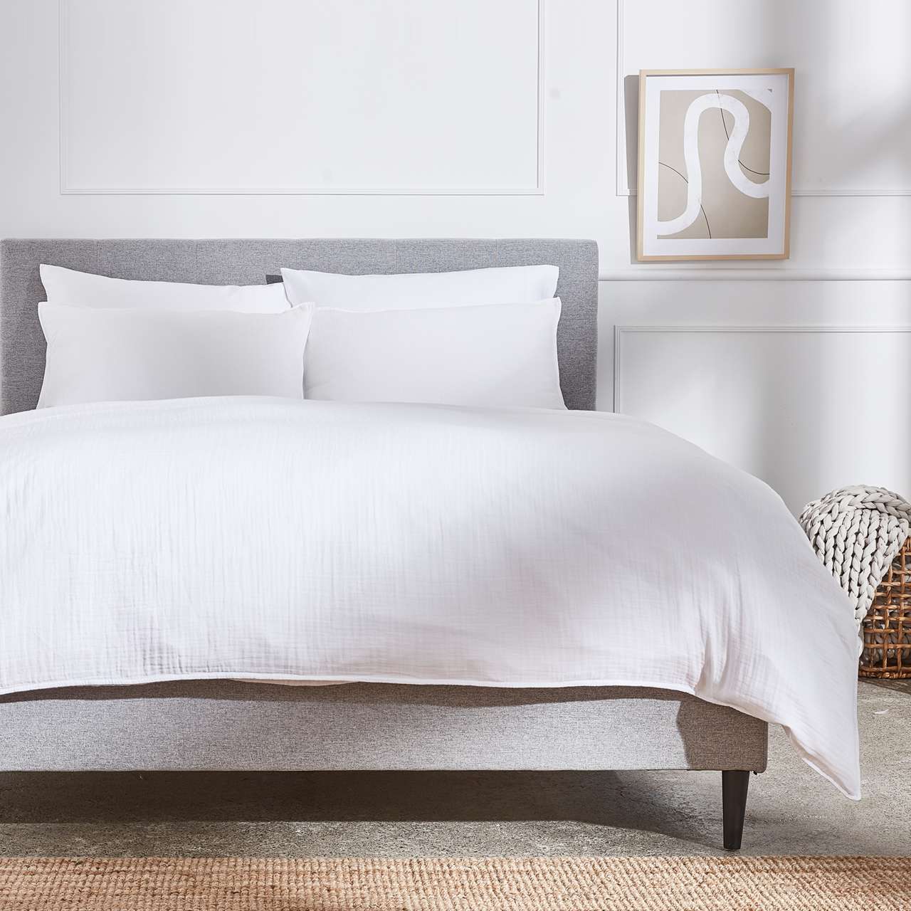 Egyptian Cotton Bed Sheets - Silk & Snow