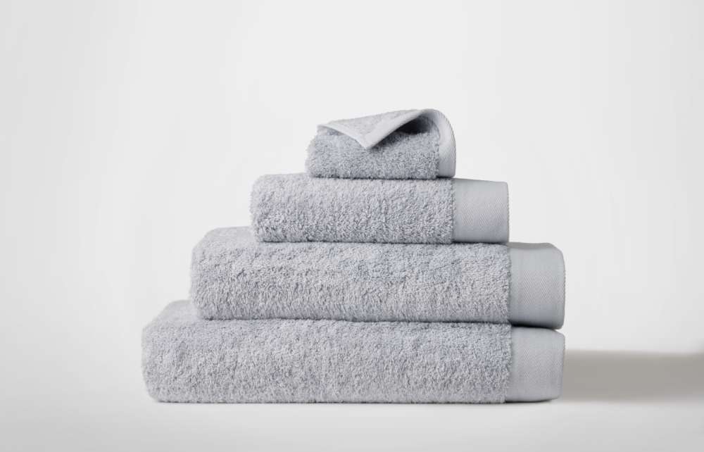 Terry Bath Towels - Silk & Snow