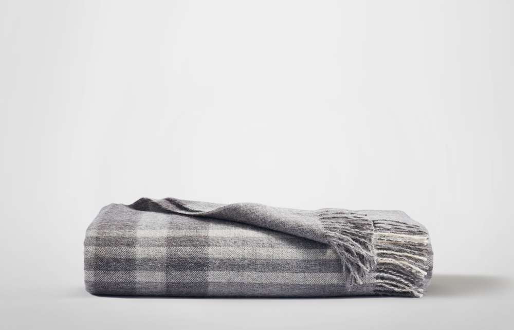 Alpaca And Wool Throw Blanket Our Deckchair Throw Is Luxurious Silky Soft A  毛布、ブランケット