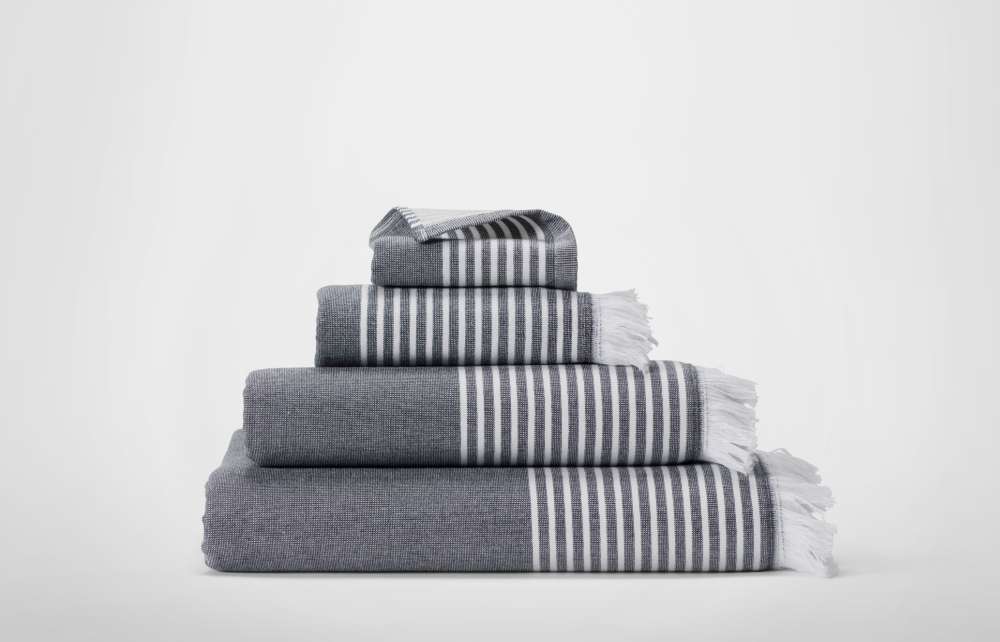 Terry Bath Towels - Silk & Snow