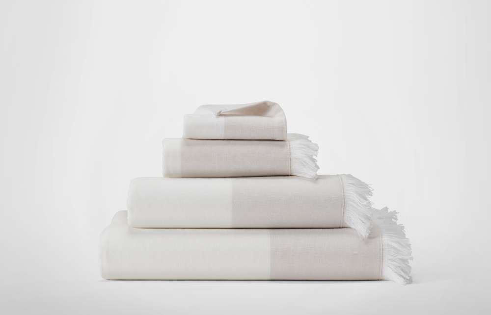 Terry Bath Towels - Silk & Snow