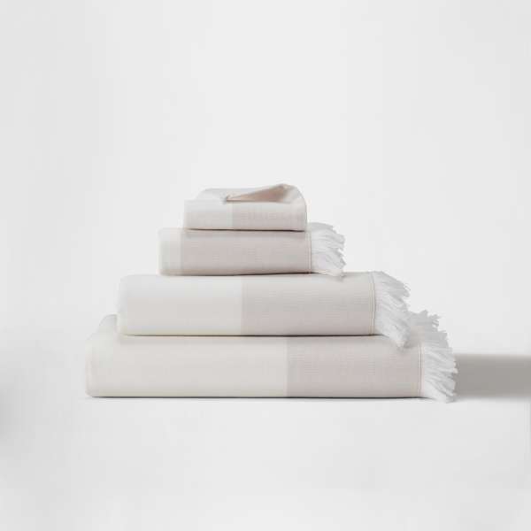 Terry Bath Towels - Silk & Snow