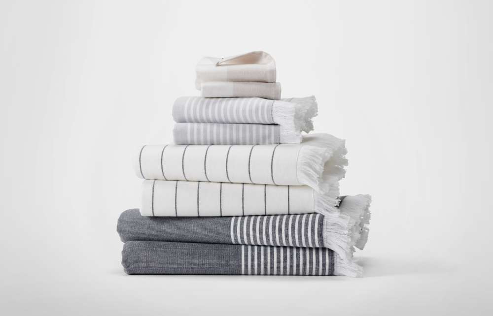 Terry Bath Towels - Silk & Snow