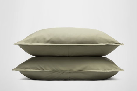 Percale Cotton Sham Set